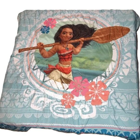Disney MOANA Toddler Padded Comforter Blanket Disney Princess 42 x 57 inches - Picture 1 of 12